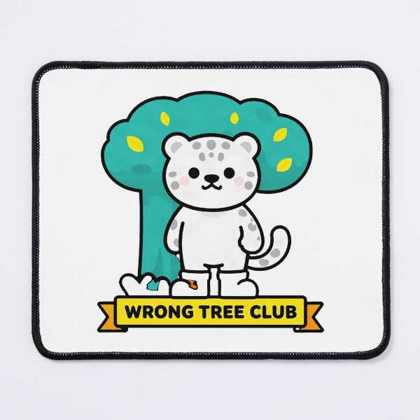 Item preview, Wrong Tree Club - Funny ADHD Chaos Snow Leopard Meme designed and sold by Arc2020.