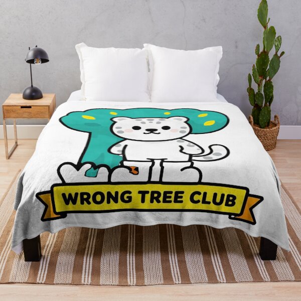 Item preview, Wrong Tree Club - Funny ADHD Chaos Snow Leopard Meme designed and sold by Arc2020.