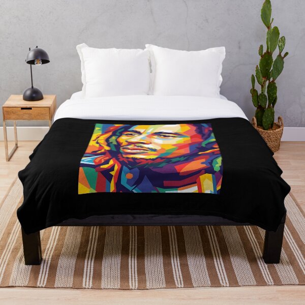 Aperçu de l'œuvre Bob Marley Pop Art créée et vendue par Kindcorner.