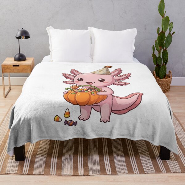 Item preview, Cute Trick Or Treat Axolotl Candy designed and sold by Ella_Sketch.