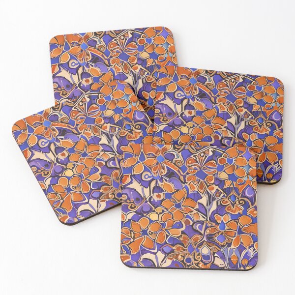 Item preview, Majolica Tiles Seamless Pattern designed and sold by ChromaLens.