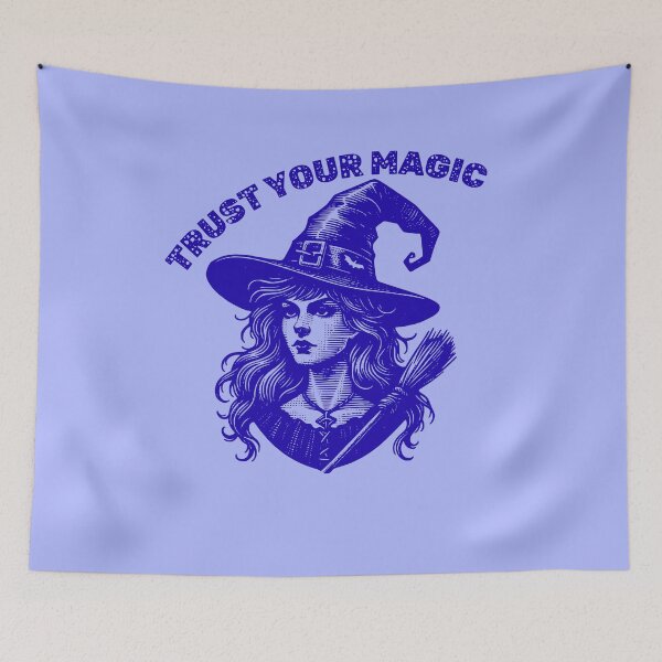 Item preview, Trust Your Magic – Vintage Witch Mystical Halloween Design designed and sold by gomood.