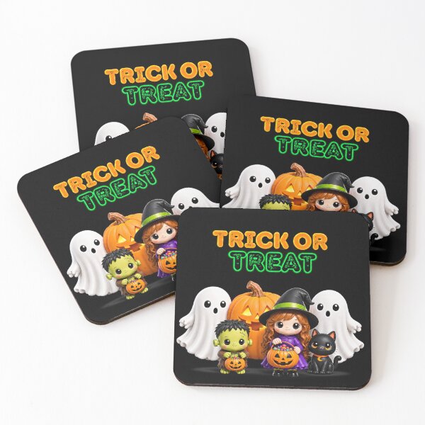 Item preview, Trick or Treat – Sweet Halloween Friends designed and sold by TerraStyleTina.