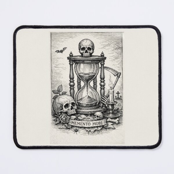 Item preview, Memento Mori Hourglass designed and sold by ritusdesigns.