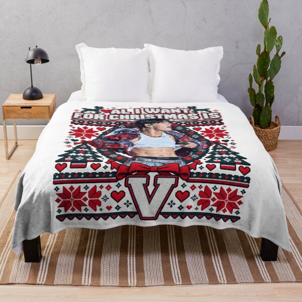 Item preview, Kim Taehyung V Christmas, Kpop Ugly Christmas Sweater, BTS Army Christmas designed and sold by MagnusTitus.