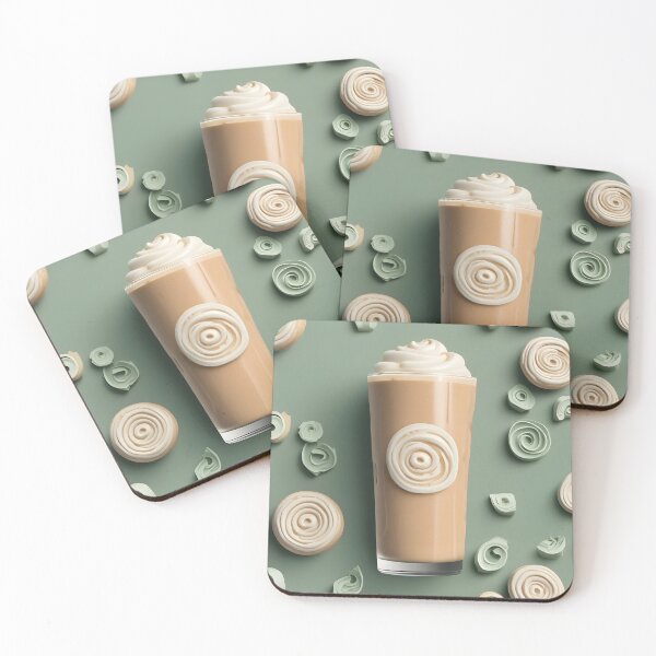Item preview, Iced Coffee with Milk Cute 3D Art designed and sold by ChromaLens.