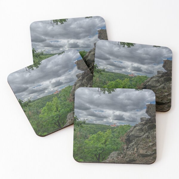 Item preview, Dramatic Forest View of Castle Veveri Brno designed and sold by AngelusH.