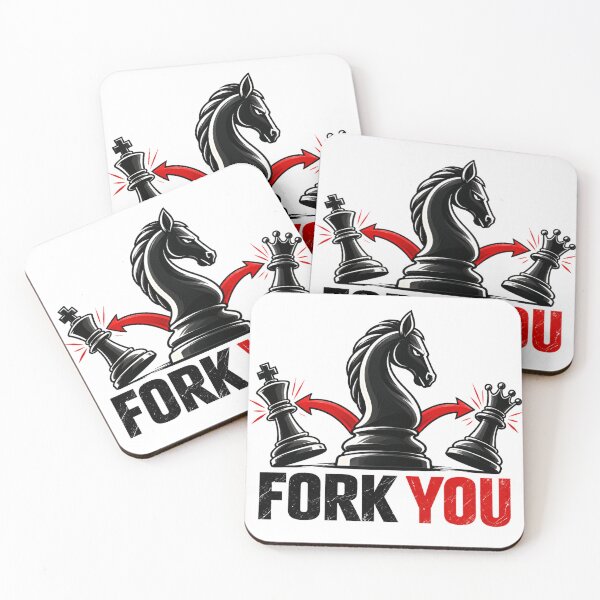 Item preview, Chess motif Fork You designed and sold by smellypumpy.