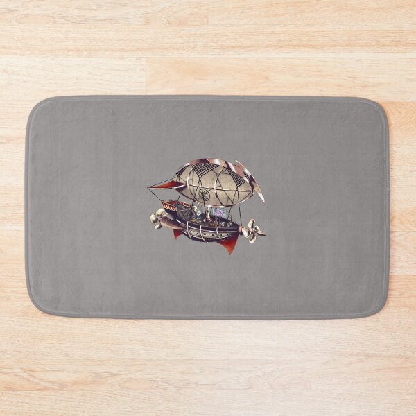 Item preview, Steampunk Airship Pirate Dirigible Skull Art-62 designed and sold by MarcoMalz.