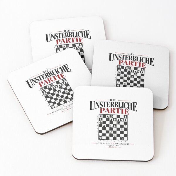 Item preview, The Immortal Game - Chess History designed and sold by smellypumpy.