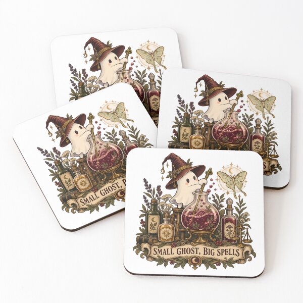 Item preview, Cozy Gothic Witchy Ghost Design - Small Ghost Big Spells designed and sold by TeeVex.