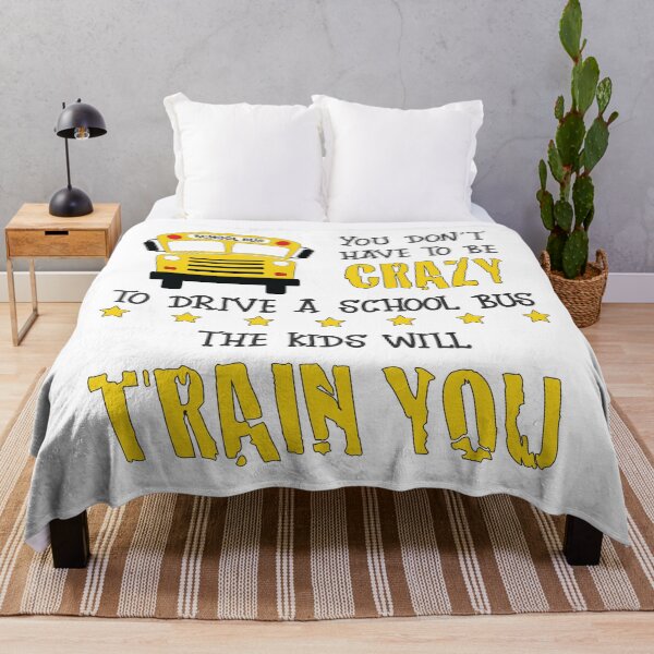 Item preview, Copy of Funny Bus Driver Quote – You Don’t Have to Be Crazy to Drive a School Bus designed and sold by Leslie Makes Stuff.
