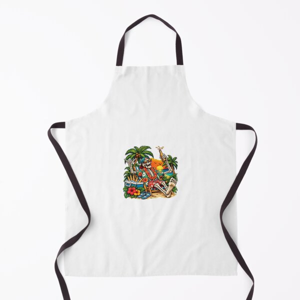 Item preview, Party holiday skeleton with beer bottle on the beach designed and sold by smellypumpy.