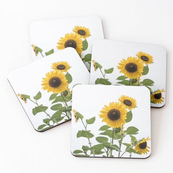 Item preview, White Sky with Sunflowers designed and sold by Georgia Mizuleva.