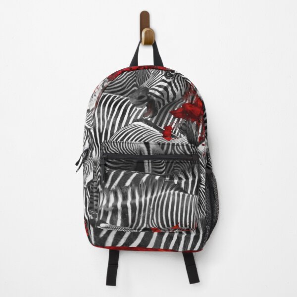 Item preview, Surrealistic Zebras Herd With Red Splash designed and sold by Vizerskaya.