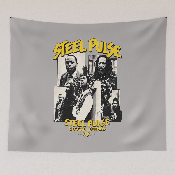 Item preview, Steel Pulse Band Vintage Photo T-Shirt-63 designed and sold by JanWagnerk.