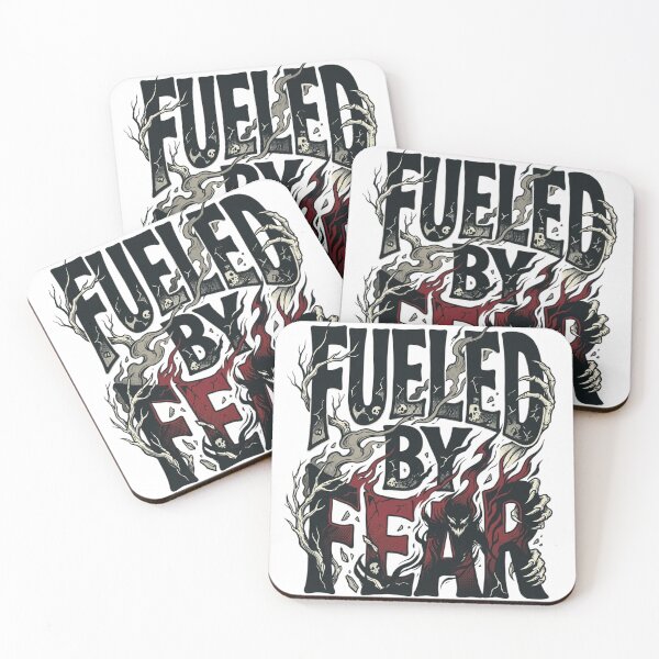 Item preview, Fueled By Fear Dark Gothic Monster and Skulls designed and sold by mood-draftsman.