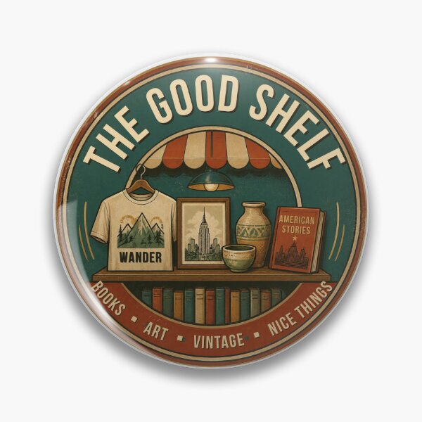 Item preview, The Good Shelf Vintage Logo Art designed and sold by TheGoodShelf7.