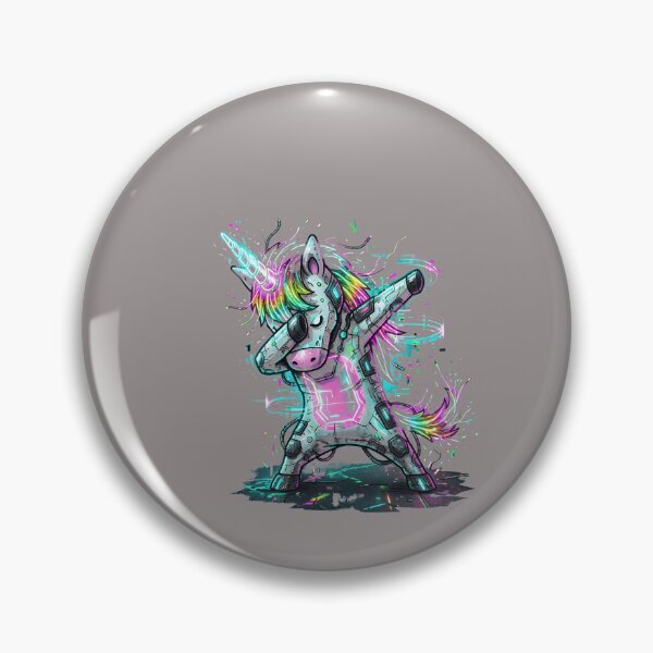Item preview, Rainbow Mane Unicorn Dabbing Pose Illustration-88 designed and sold by AntonioRimac.