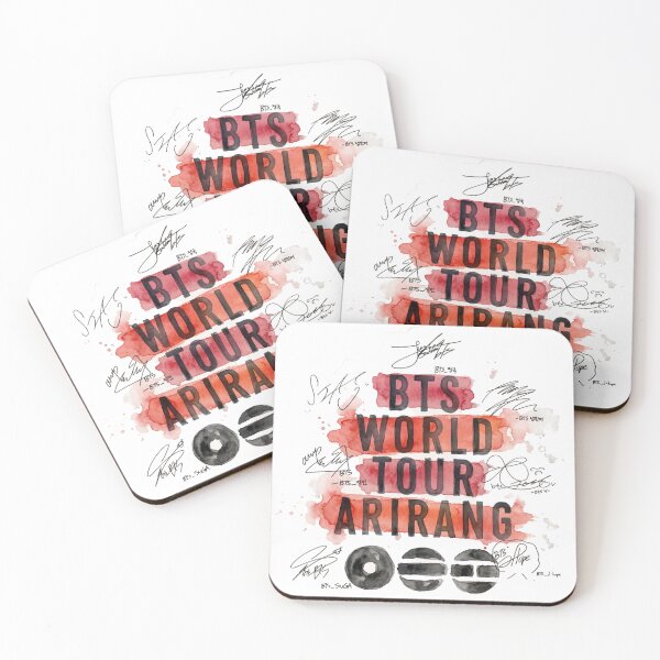 Item preview, Bangtan Boys BTS Arirang World Tour Merch with Member Signatures - Water Color Style designed and sold by imsoyoon.