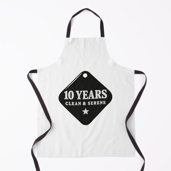 Item preview, 10 Years Clean – NA Keytag Gift designed and sold by Freekey Store.