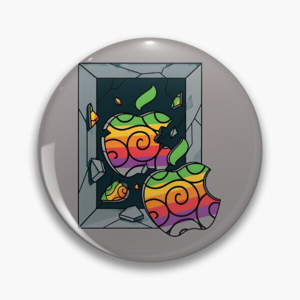 Item preview, Rainbow Swirl Stylized Apple Logo Tee-43 designed and sold by AntonioRimac.