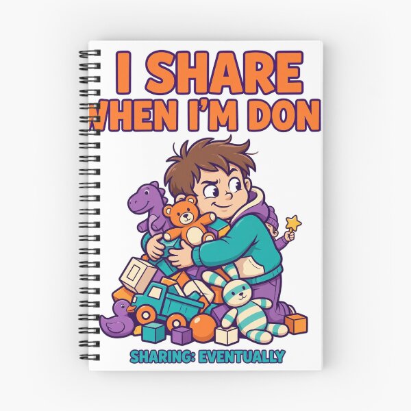 Item preview, I Share (When I'm Done) Funny Kids Shirt designed and sold by Hearth & Hue.