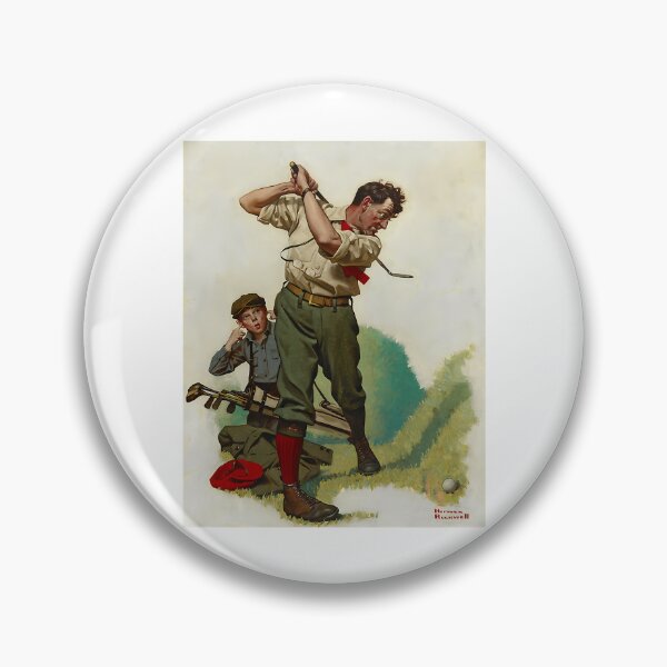 Item preview, Funny Gift For The Golfer 1920 By Norman Rockwell Retro Vintage designed and sold by kysen-redmo.