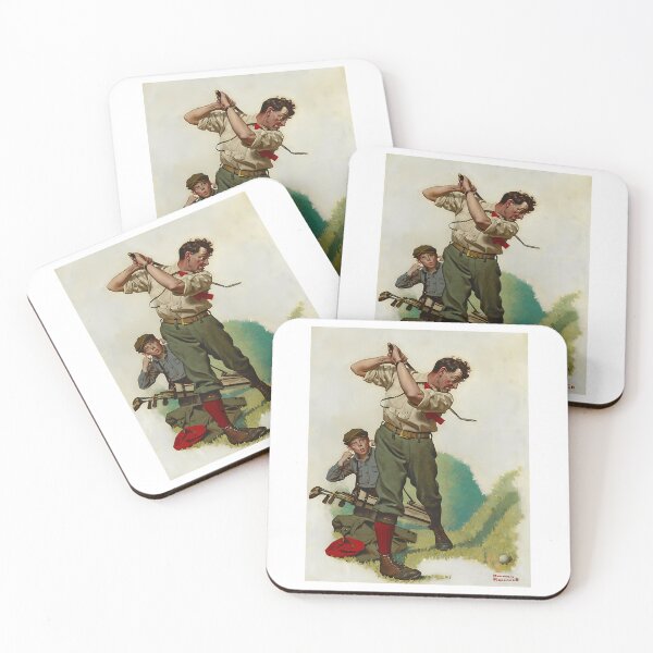 Item preview, Funny Gift For The Golfer 1920 By Norman Rockwell Retro Vintage designed and sold by kysen-redmo.