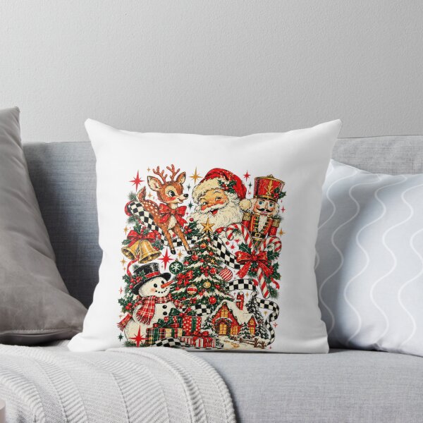Item preview, Vintage Christmas Collage with Santa and Tree designed and sold by Altenpendinton.