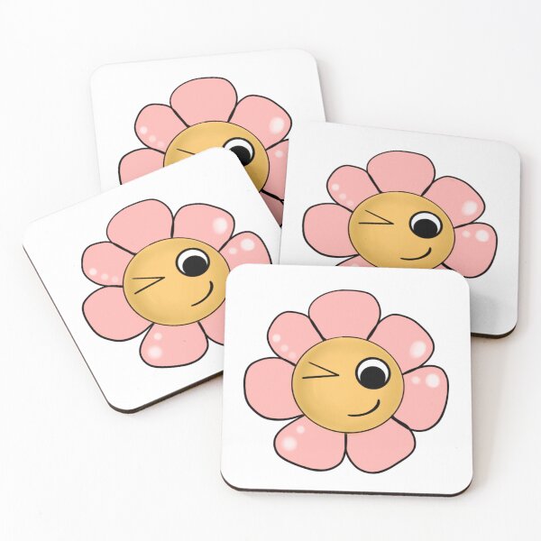 Item preview, winking emoji flower designed and sold by onestopnerdshop79.