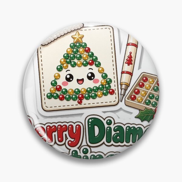 Item preview, Diamond Painting Christmas Merry Diamond Painting-mas Gift designed and sold by Soft Merch.