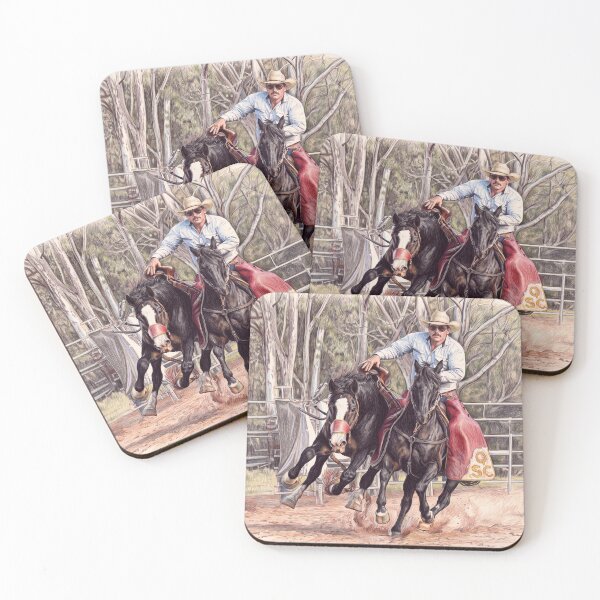 Item preview,  WILD BRONCS, THUNDERING HOOVES & HARD-RIDING RODEO PICKUP MEN!  designed and sold by Barbara Jean Photo Art And Design.