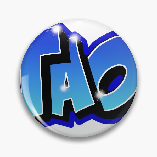 Item preview, TAO Name Graffiti Blue v3 – Cool Custom Street Art Gift designed and sold by BlachGallery.