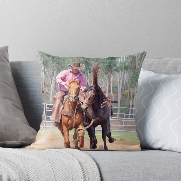 Item preview, RODEO BRONC PICK UP MAN, WESTERN THEME FOR HOME DECOR AND APPAREL designed and sold by Barbara Jean Photo Art And Design.