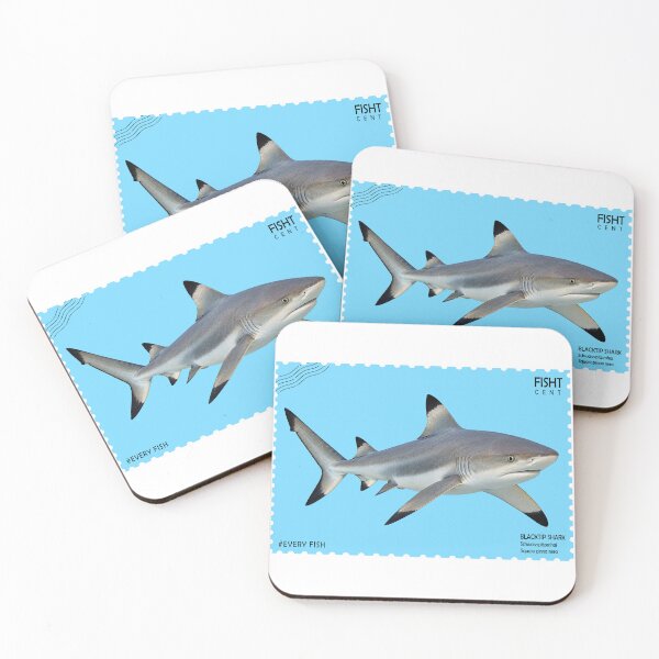 Item preview, BLACKTIP SHARK - STAMP designed and sold by Looplk.