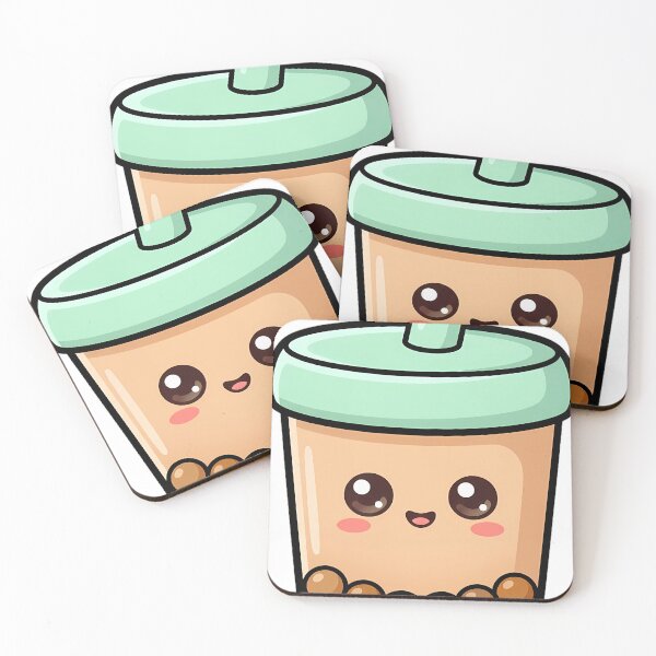 Item preview, Cute Kawaii Bubble Tea Cup With a Smile designed and sold by pumsquare.