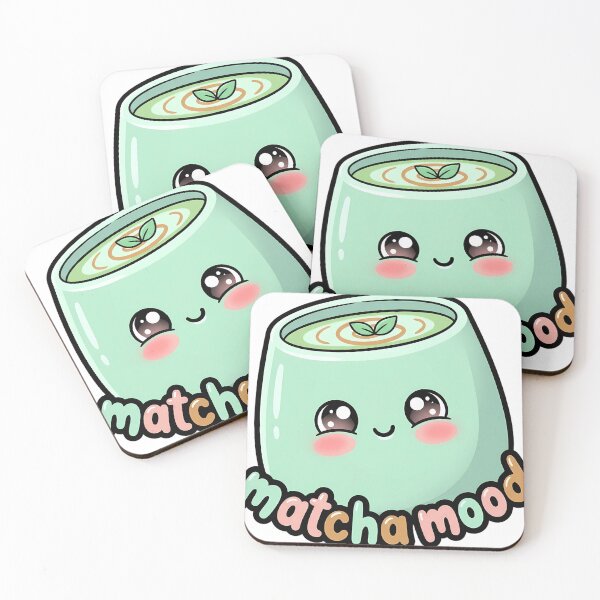 Item preview, Cute Kawaii Matcha Latte Mug - Matcha Mood designed and sold by pumsquare.