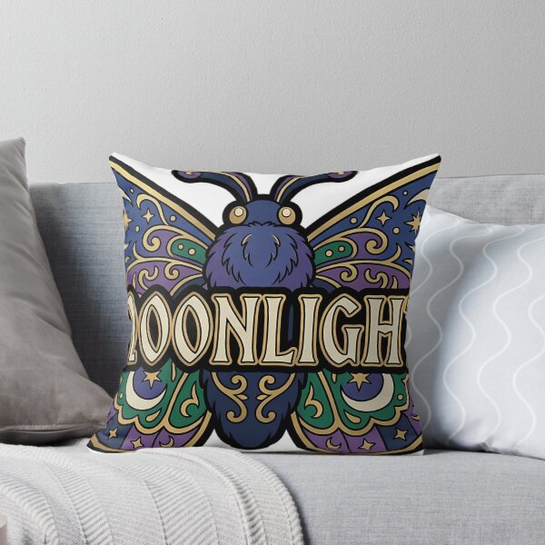 Item preview, Moonlight Whimsigoth Moth - Star Wing Animal Emblem designed and sold by IllumeInk.