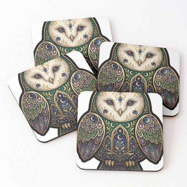 Item preview, Whimsigoth Owl - Soft Facial Disc Animal Emblem designed and sold by IllumeInk.