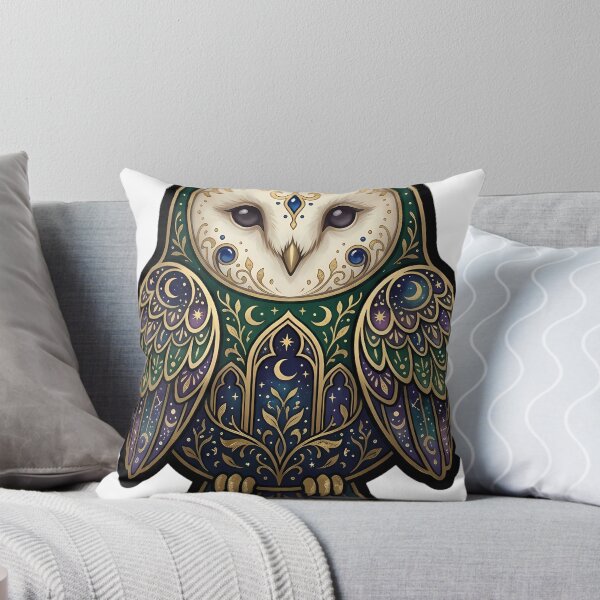 Item preview, Whimsigoth Owl - Soft Facial Disc Animal Emblem designed and sold by IllumeInk.