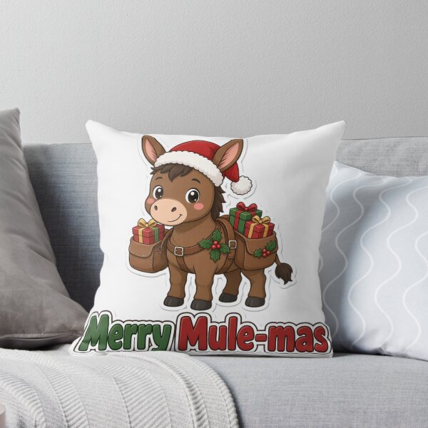 Item preview, Mule Christmas Merry Mule-mas Gift designed and sold by Soft Merch.