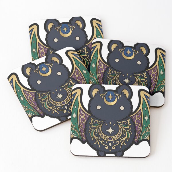 Item preview, Whimsigoth Bat - Soft Moon Wing Animal Emblem designed and sold by IllumeInk.