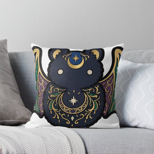 Item preview, Whimsigoth Bat - Soft Moon Wing Animal Emblem designed and sold by IllumeInk.