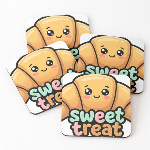 Item preview, Cute Kawaii Croissant With a Smile - Sweet Treat designed and sold by pumsquare.