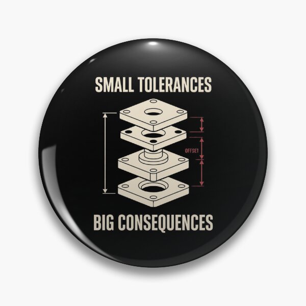Item preview, Small Tolerances Big Consequences | Mechanical Engineering designed and sold by Amr Darwish Graphic designer.