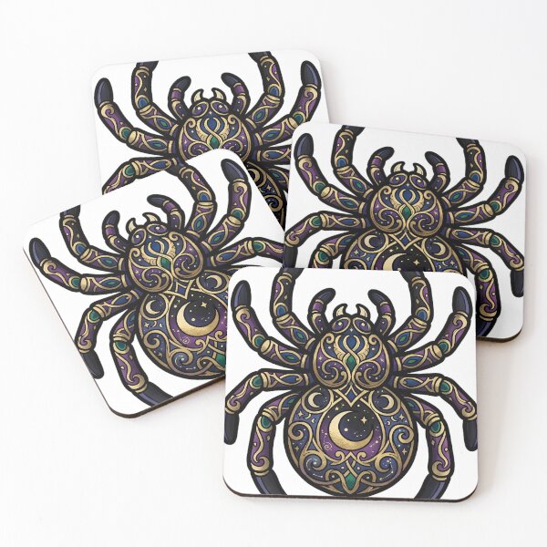 Item preview, Whimsigoth Spider - Soft Round Body Animal Emblem designed and sold by IllumeInk.