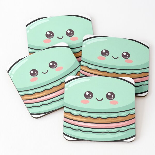 Item preview, Cute Kawaii Macaron With a Smile designed and sold by pumsquare.