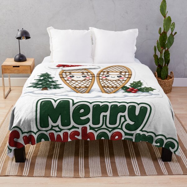 Item preview, Snowshoe Christmas Merry Snowshoe-mas Gift designed and sold by Soft Merch.