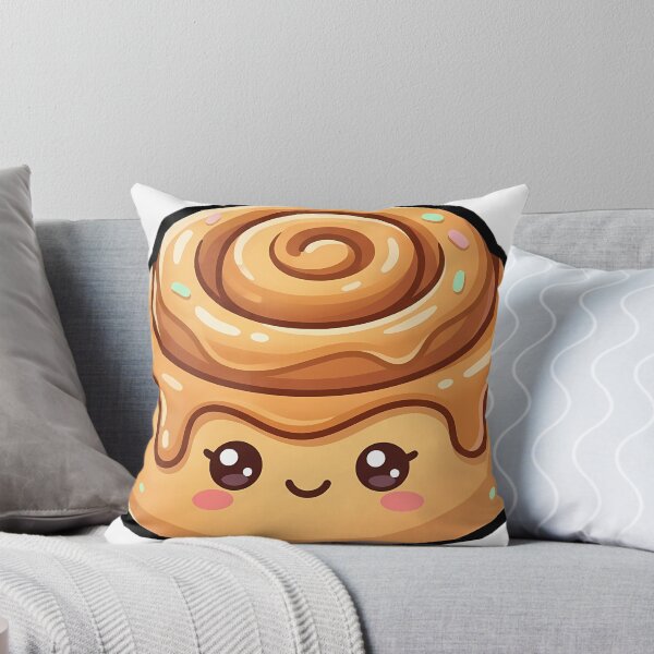 Item preview, Cute Kawaii Cinnamon Roll With a Smile designed and sold by pumsquare.